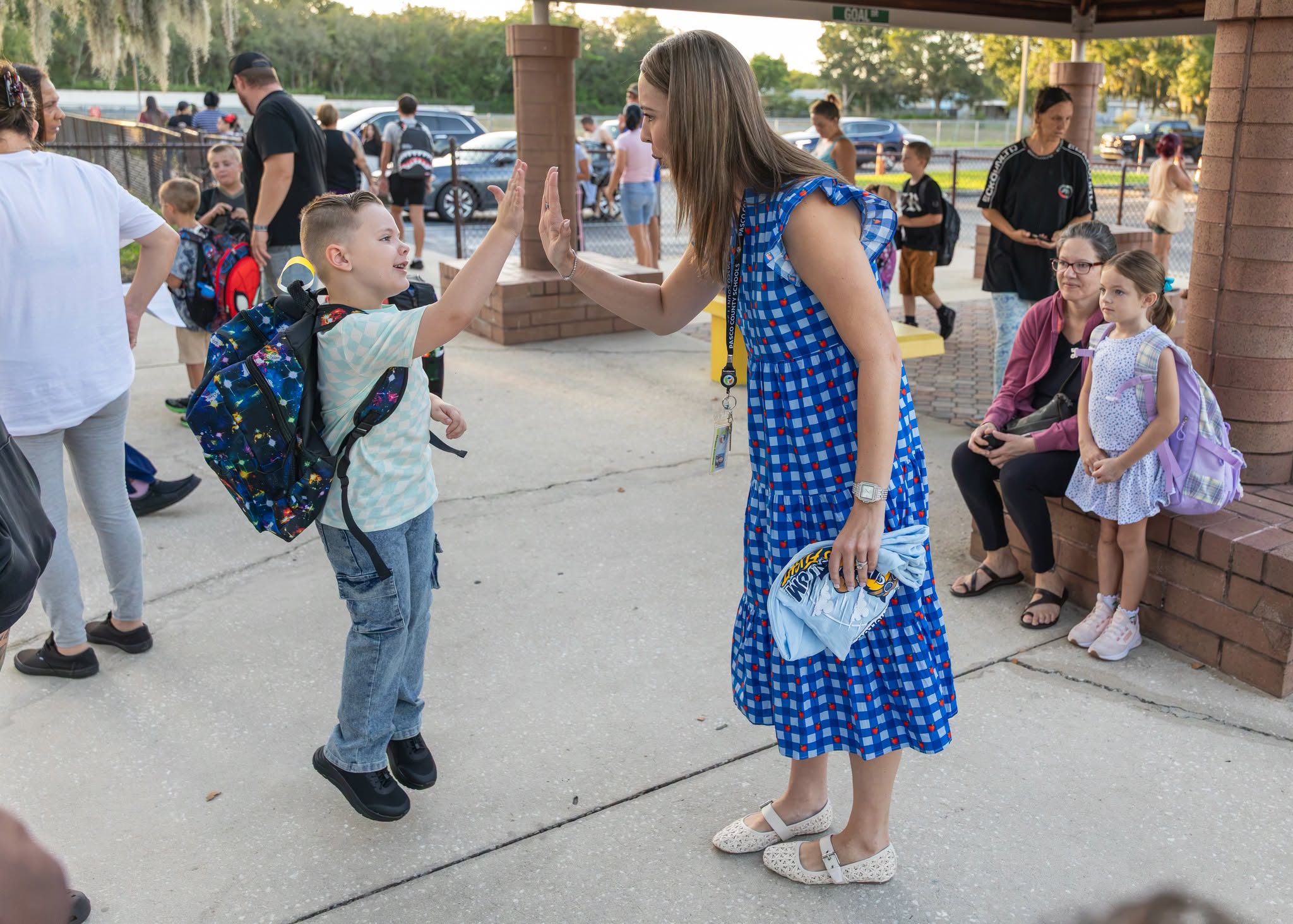 students - <p>Here are some of the great photos from the first day of school at Fox Hollow Elementary!</p>